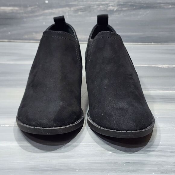 Style&co Raniaa Booties Black Block Heel Ankle Boots 5.5 M - Picture 6 of 12